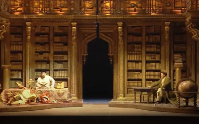 La Libreria Dorata Rotante per l’Opera Abai all’Astana Opera